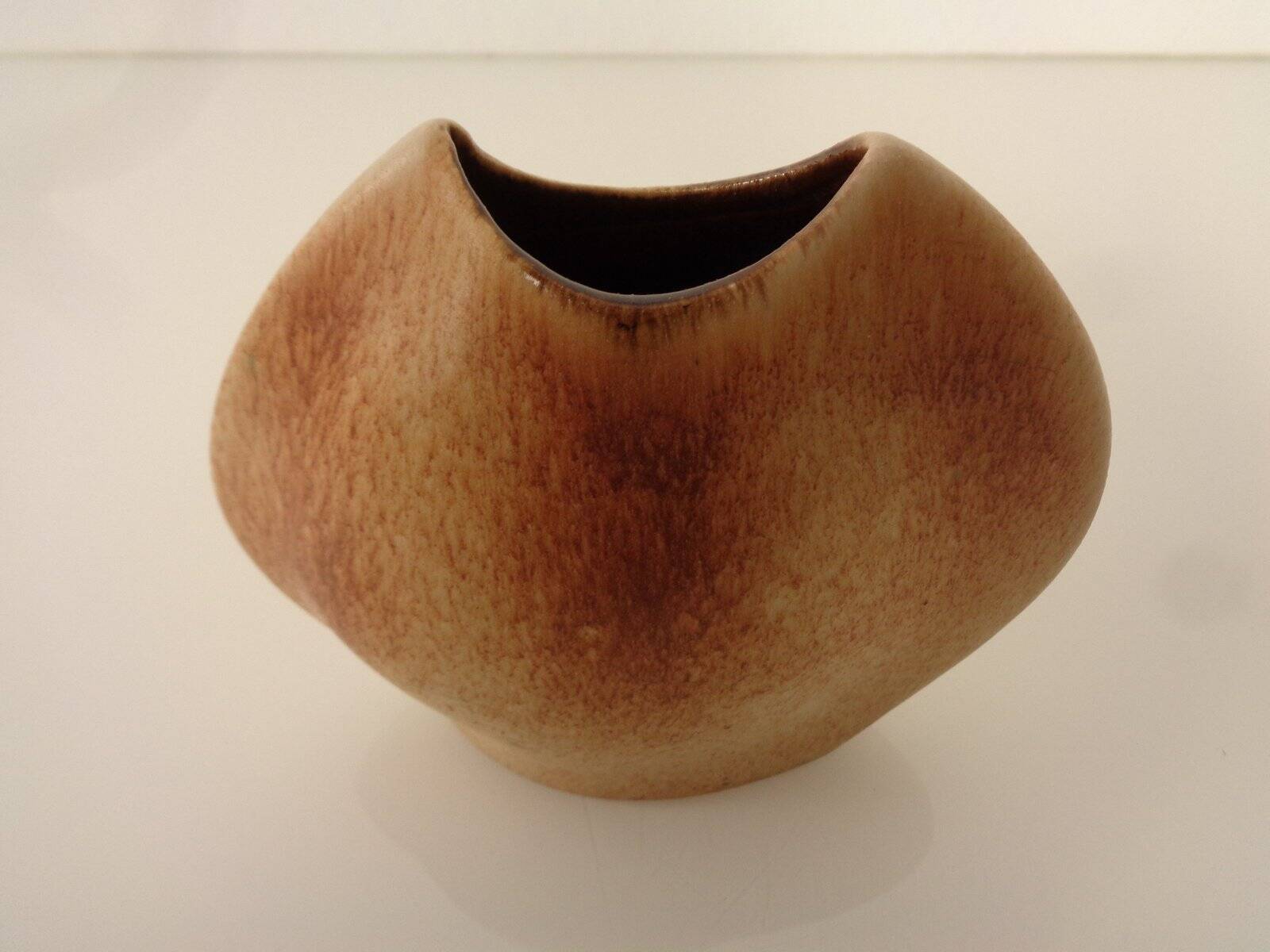 Organic Ceramic Vase by Roberto Rigon for Bertoncello, 1960s