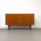 Enfilade danoise en teck par Carlo Jensen pour Hundevad & Co., 1960s