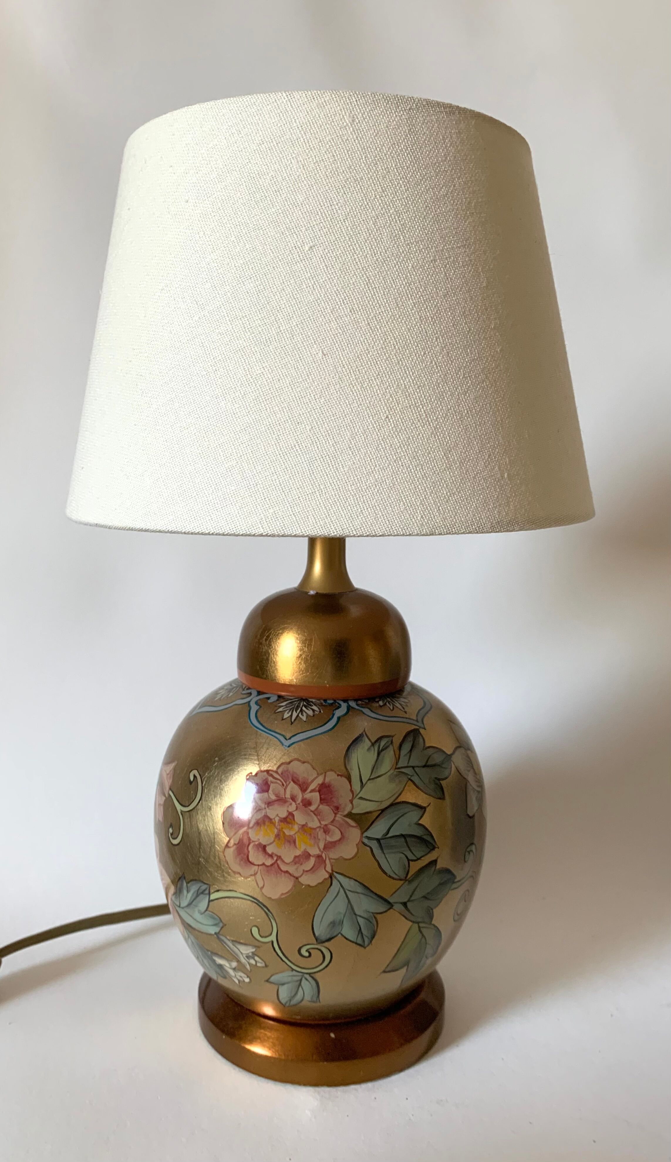 Vintage golden lamp