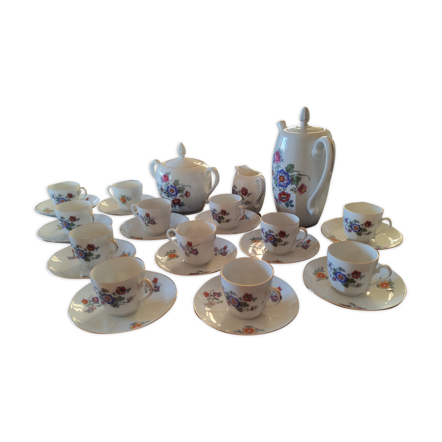 Coffee service for 12 pers. Victoria of the 20s