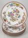 Minton Cuckoo, Cuckoo 6 dessert plates, porcelain, hand-painted 22.6 cm