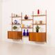 Hansen and Guldborg teak wall unit, HG furniture, 1960s
