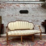 Natural wood sofa Louis XVI XVIII century
