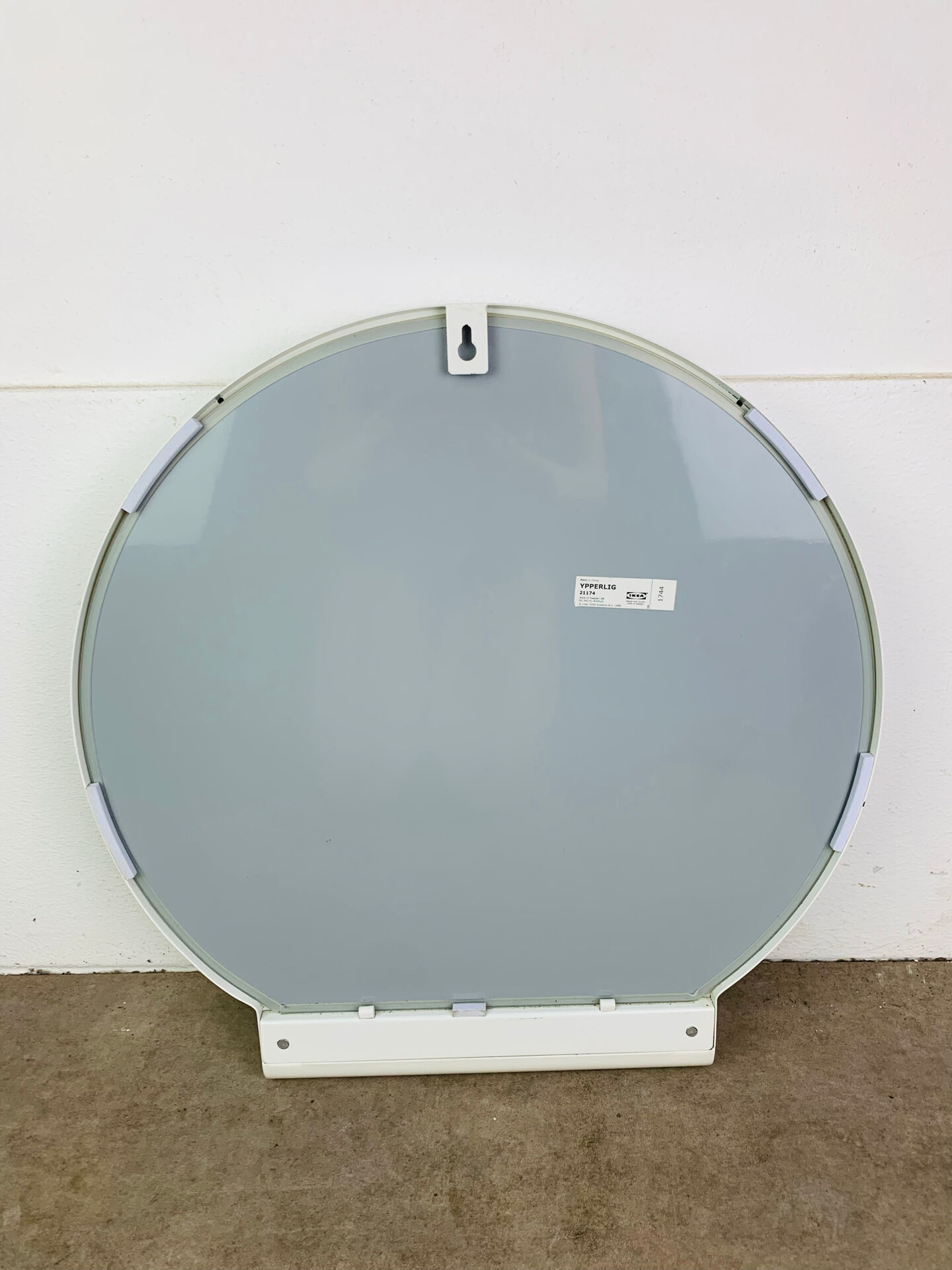 Ypperlig mirror Ikea x Hay, white metal frame