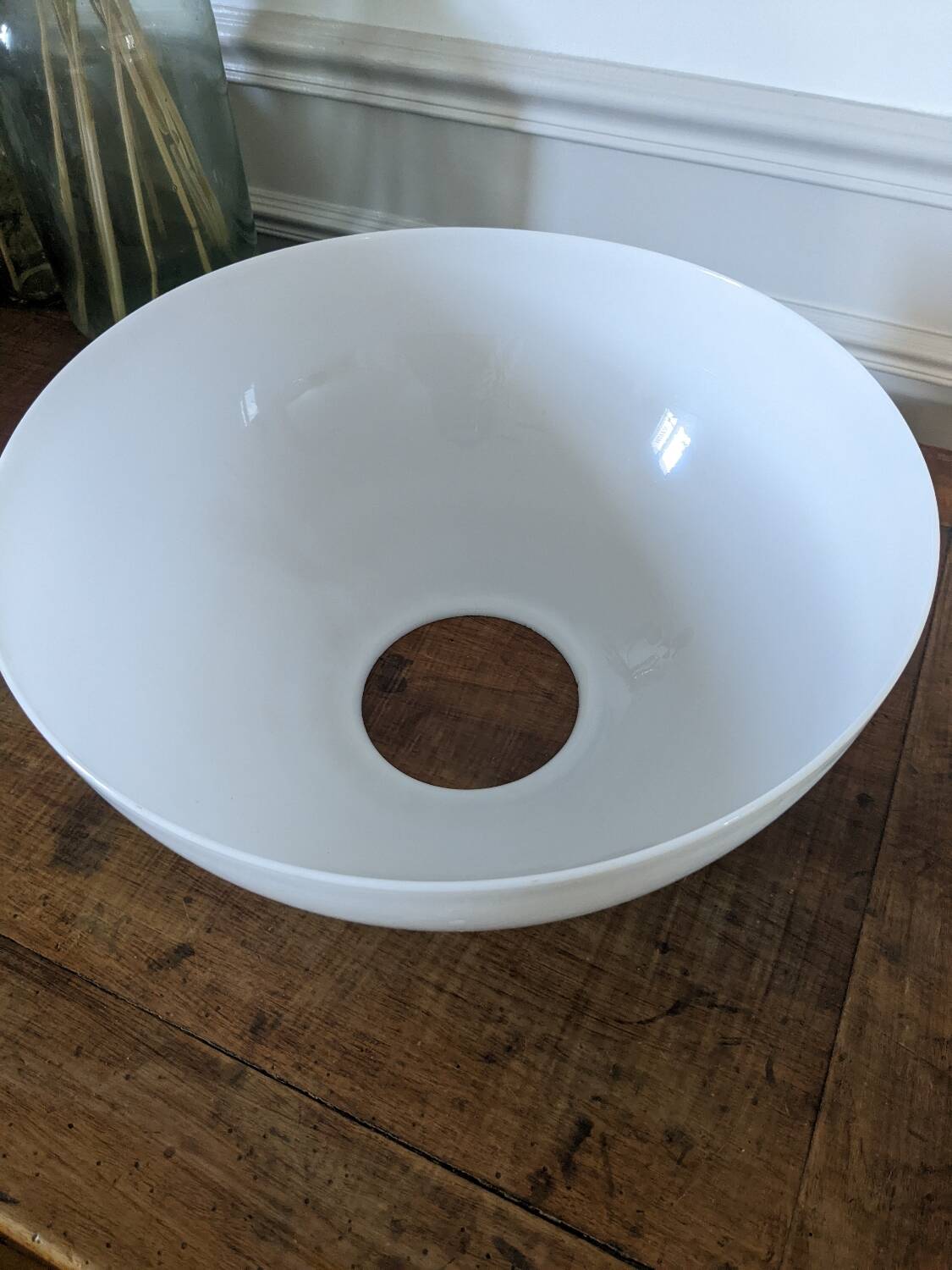 Suspension en opaline