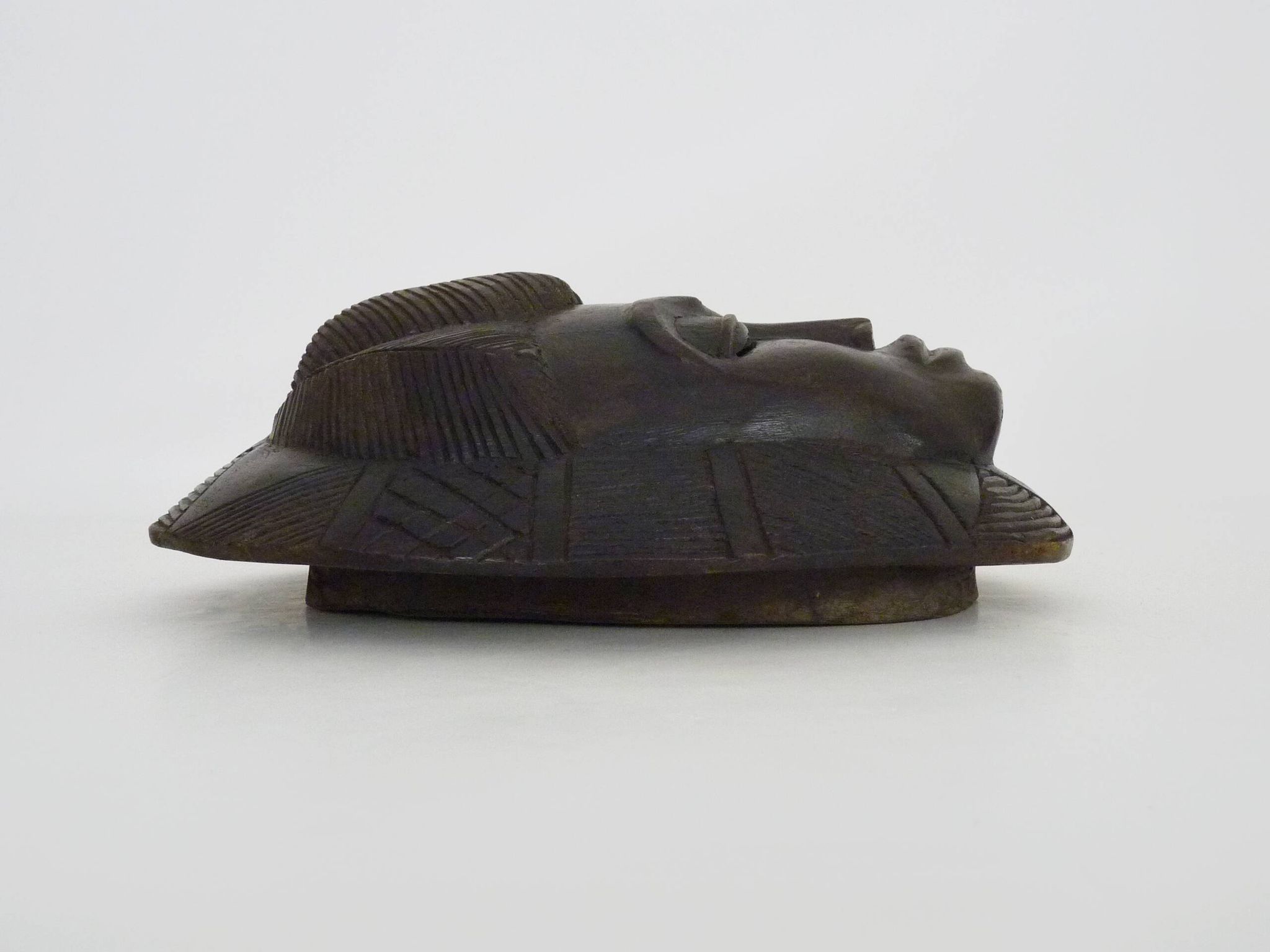 Wooden mask of the Baoulé ethnic group from Ivory Coast. African mask