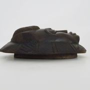 Wooden mask of the Baoulé ethnic group from Ivory Coast. African mask