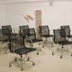 Lot de 8 fauteuils Charles et Ray Eames par Vitra modèle EA 117