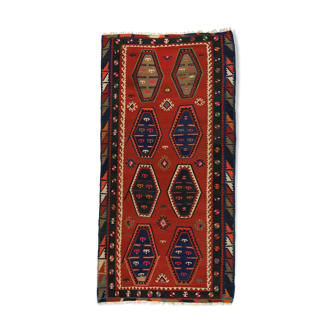 Tapis kilim artisanal anatolien 272 cm x 143 cm