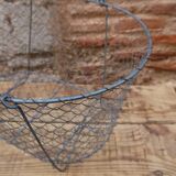 Metal folding basket