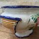 Old serving dish, vegetable dish, soup tureen without lid, flower decoration