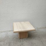 Travertine coffee table