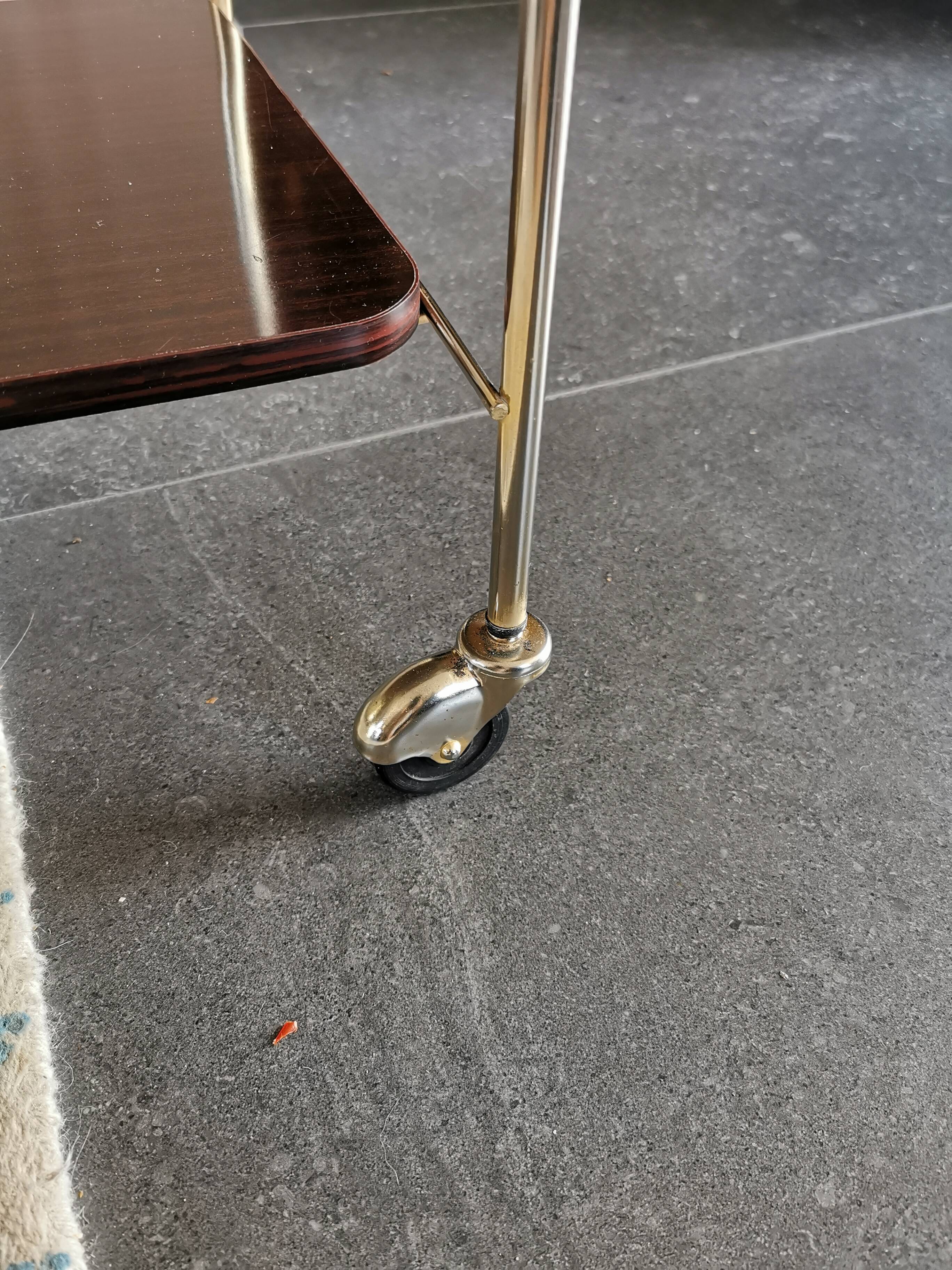 Vintage dessert formica and brass
