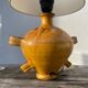 Lampe en céramique jaune Vallauris