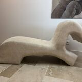 Designer armchair, "Djinn" chaise longue style by Olivier Mourgue