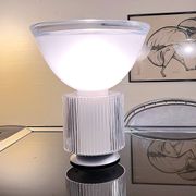 Iguzzini by Massimo Vignelli, table lamp, lucite metal, Italy 1980