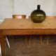Farmhouse table bistro table in solid beech