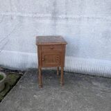 Nightstand, marble bedside table