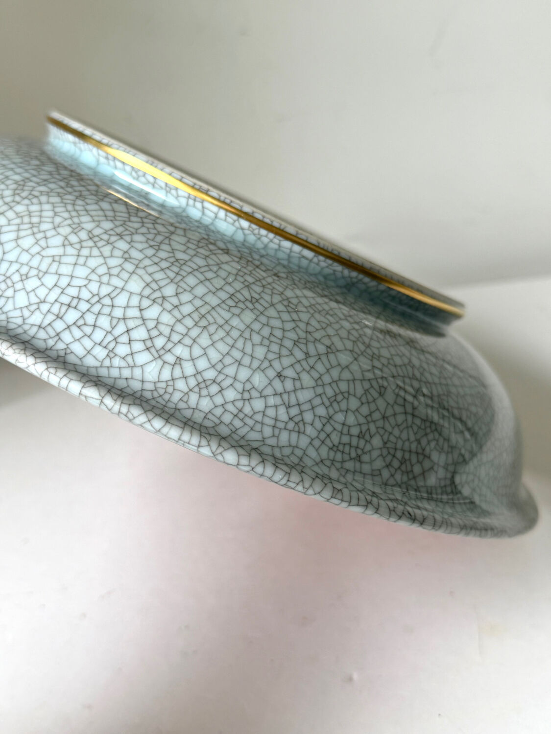 Royal Copenhagen  Porcelain crackle ware designed by Thorkild Olsen