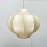 Modern mid-century Cocoon pendant lamp by Friedel Wauer for Goldkant Leuchten, 1960s.