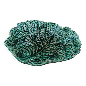 Sarreguemines ceramic cabbage leaf emptier