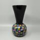 1980s Exquisited Handcrafted Polychrome Vase in Ceramic by Bizzirri. Made i
