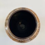 Marbled effect vase in Lunéville earthenware