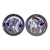 Pair of Gualdo Tadino plates