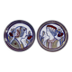 Pair of plates Gualdo Tadino