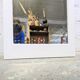 Large bevelled Art Deco mirror