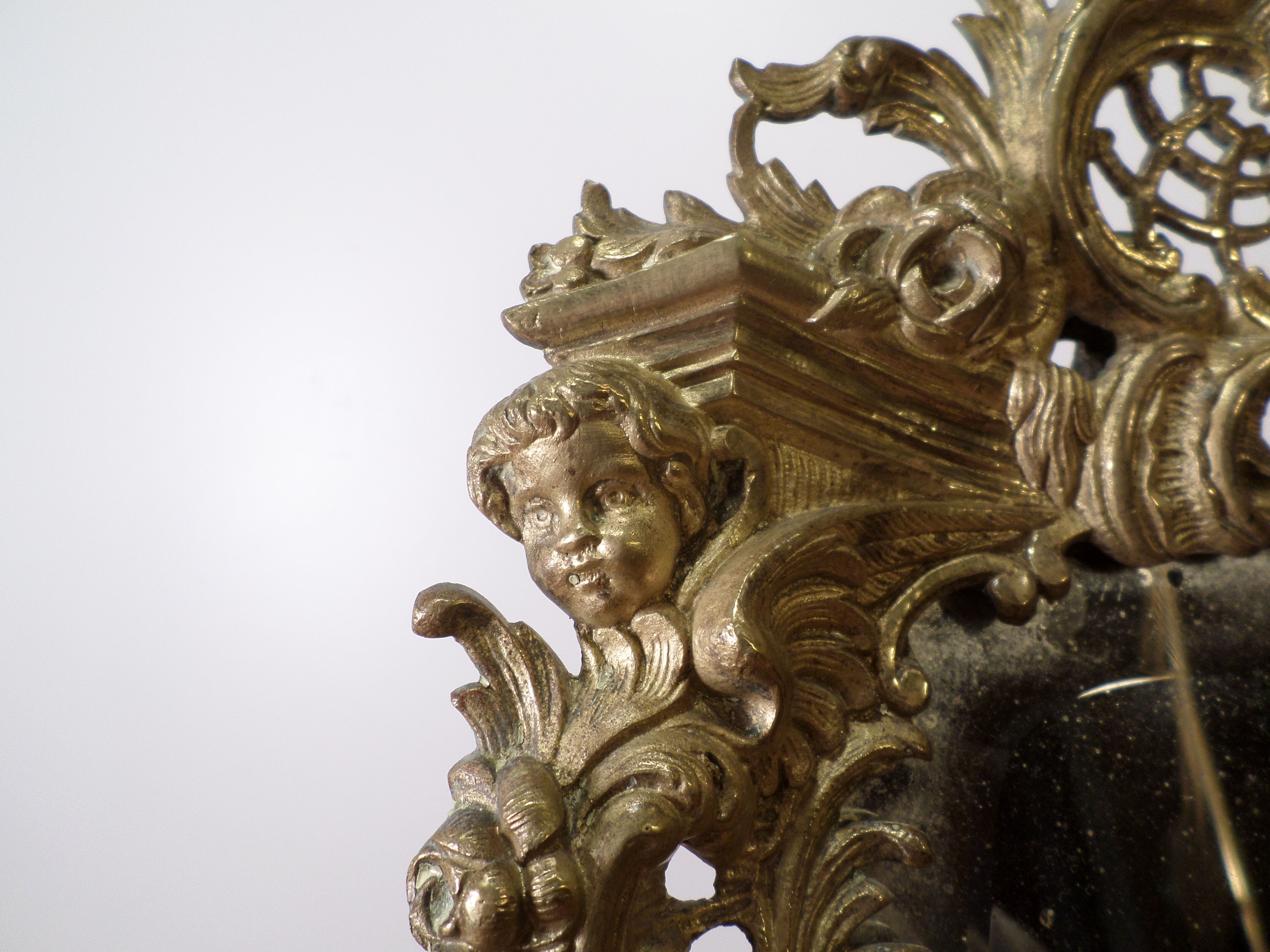 Baroque mirror bronze