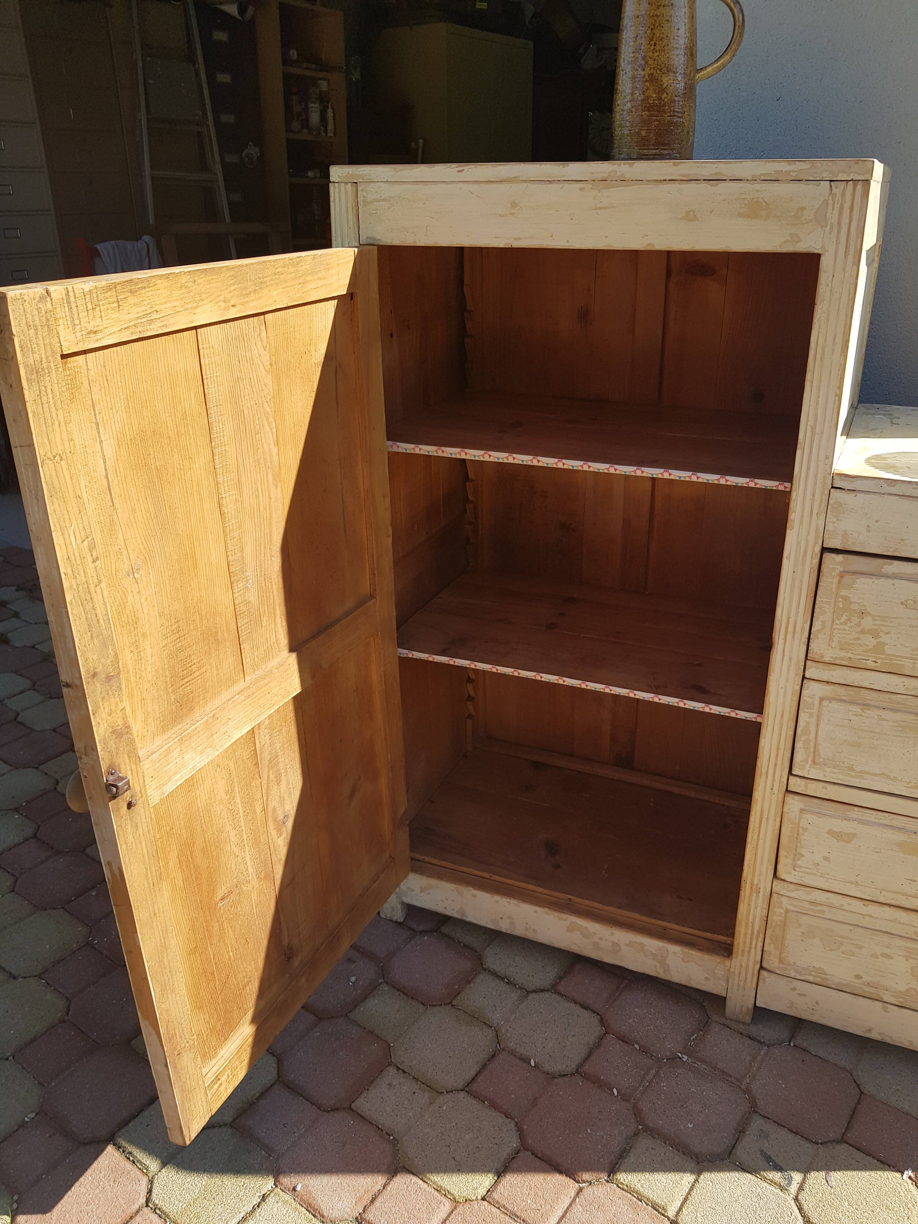 Asymmetrical vintage buffet