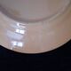 Old HB Quimper Plate Ceramic Geometric Floral Design Brown Yellow