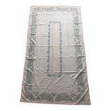 Nappe vintage fleurie rectangulaire