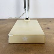 Vintage White Italian Architect Table Lamp, 1970s