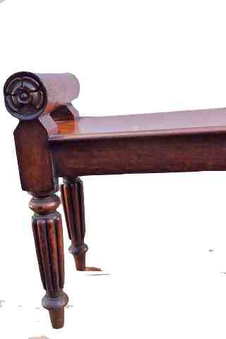 Oriental-style bench