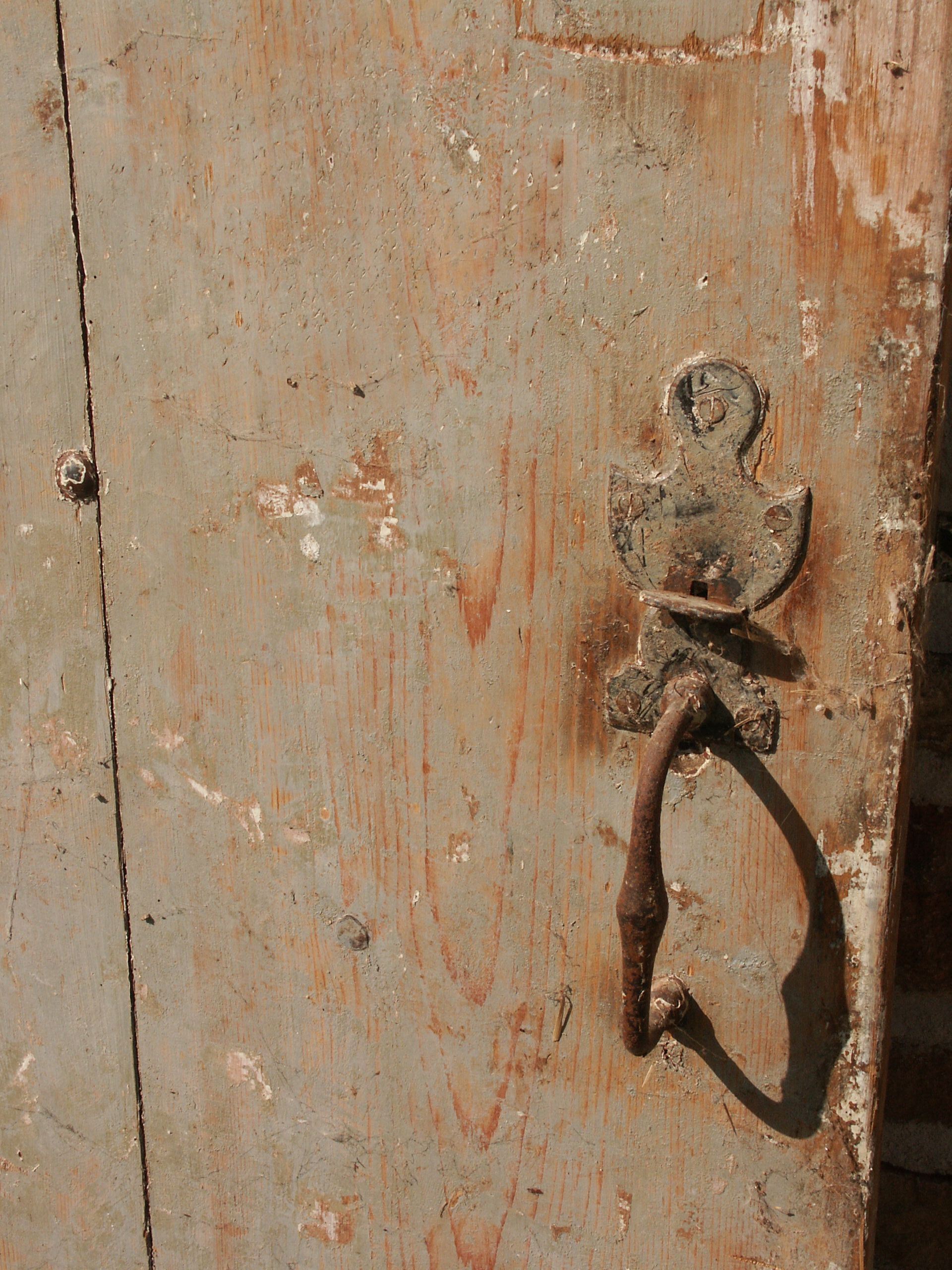 Farm outbuilding door