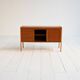 Buffet scandinave en teck avec bureau escamotable, années 1960