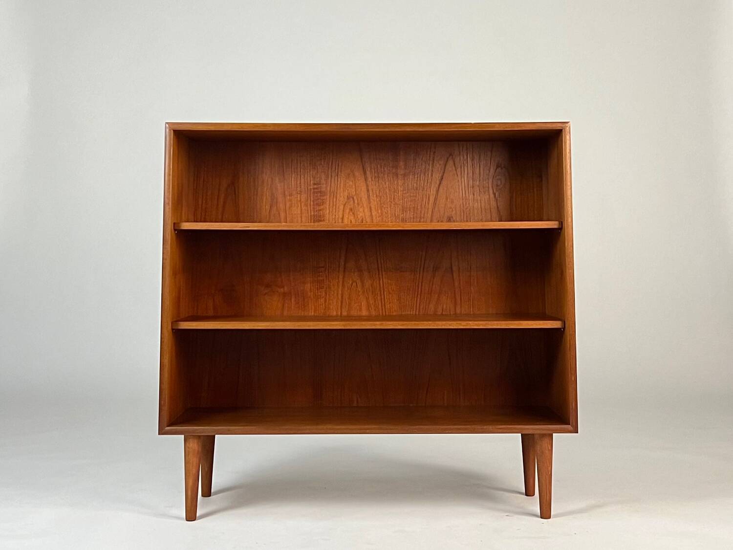 Mid-century teak bookcase shelf highboard 60s WK vintage