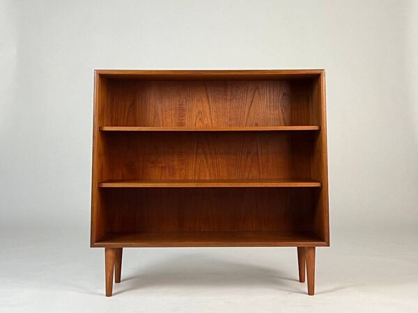 Étagère de bibliothèque en teck des années 60, vaisselier vintage.