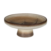 Artisanal ceramic compote bowl "Serra", 1960
