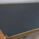 Table basse en chêne massif et ardoise, style milieu du siècle, signée Eric Merthen, Suède, années 1960
