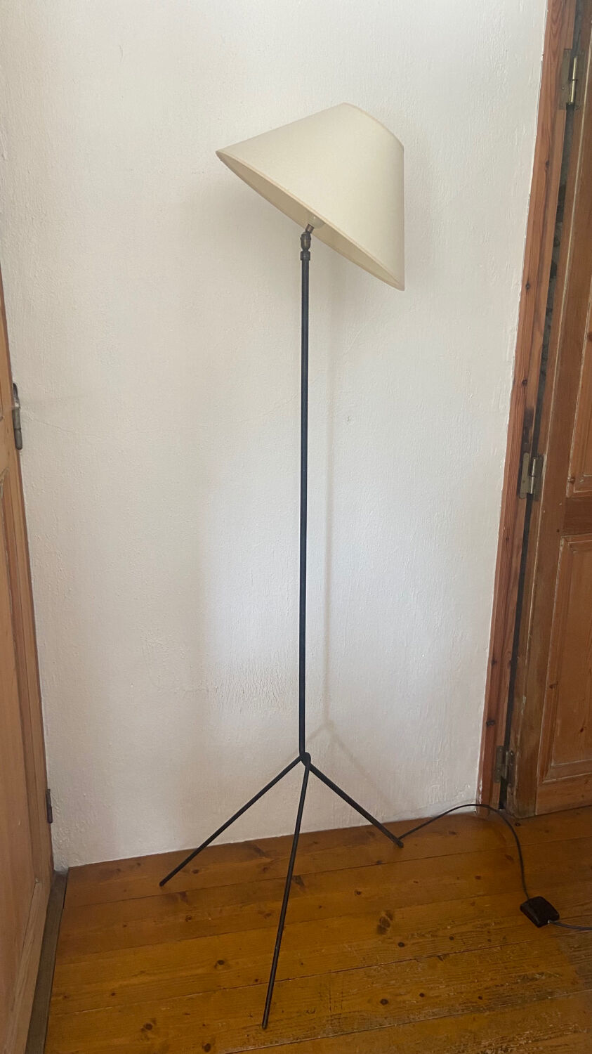 Vintage tripod floor lamp 1950