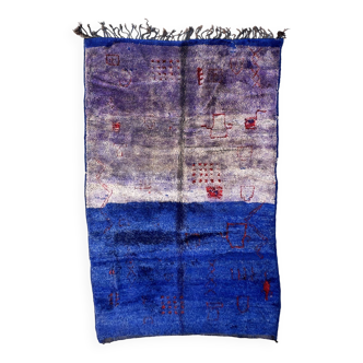 Tapis Marocain Beni M'Rirt blue - 320 x 201 cm