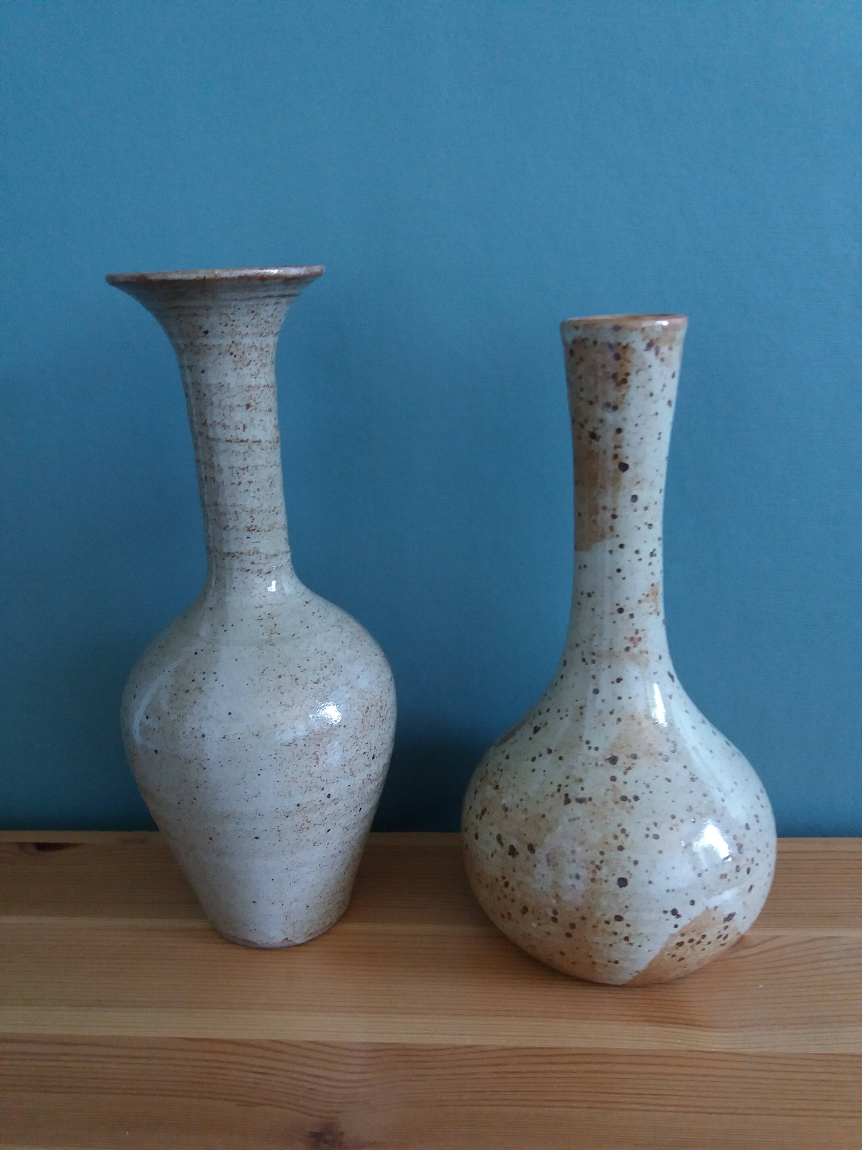 Stoneware vases