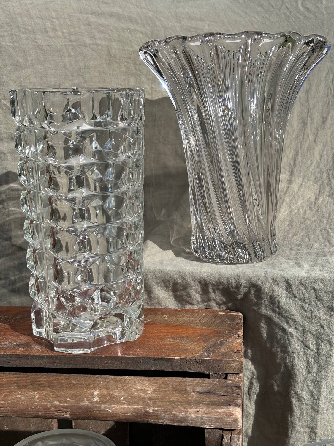 Vintage Luminarc Windsor Crystal Vase