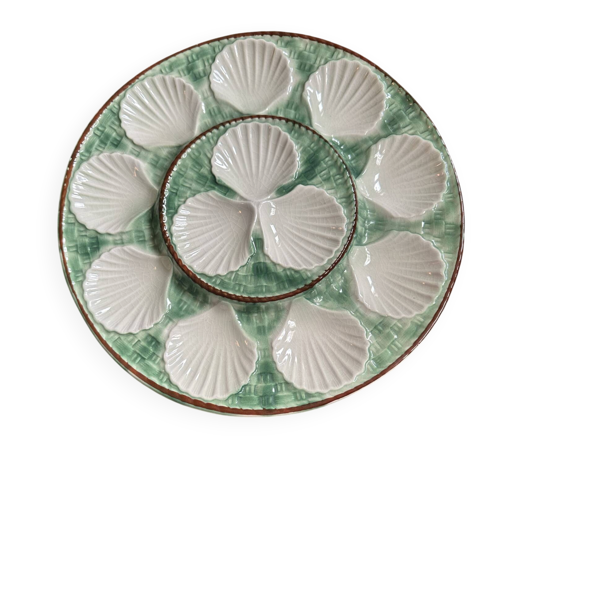 Vintage Longchamps oyster platter