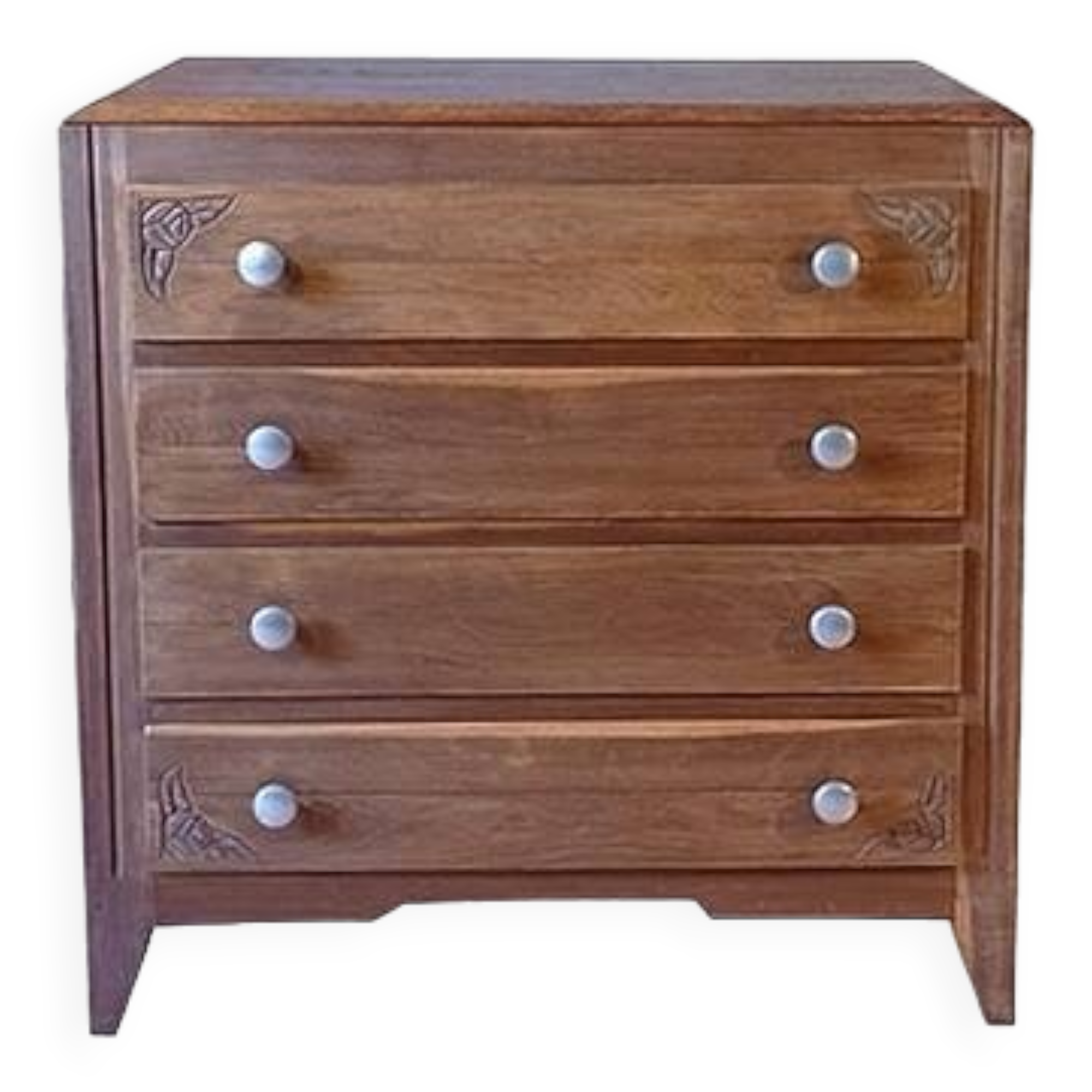 Vintage art deco chest of drawers 1940 - 1950