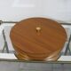 Mid century sewing box with / asystent / Service platform  teak 1960/70s
