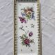 Limoges porcelain cake dish - ancient ceramic cake decorated with flowers